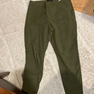 Banana Republic Devon pants, olive green, size 12